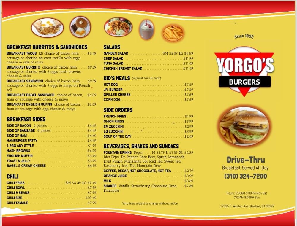 Yorgos Burgers Menu image 2